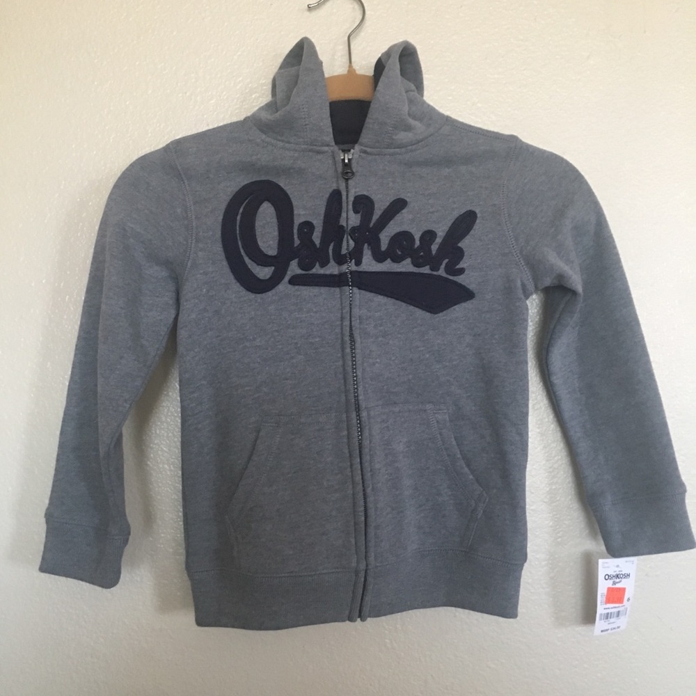 Boys size 6 zip front hoodie